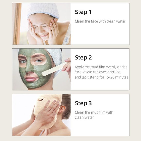 Deep Cleaning Detoxifying Facial Cleansing Clay MASK - Blackhead/oil remover - Picture 3 of 9